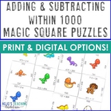 Digital or Print Adding and Subtracting within 1000 Math C