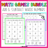 Adding and Subtraction Games