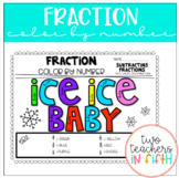 Winter Theme: Adding and Subtracting Fractions- color by number