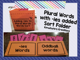 Adding -ies to Plural Words Sort Folder