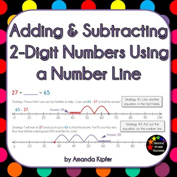 Preview of Adding and Subtracting Two-Digit Numbers on a Number Line