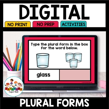 Preview of Adding s or es Digital Activities for Google Classroom™