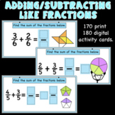 Adding, subtracting, multiplying, dividing fractions task 