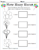 Adding to 10! Balloons Fun!