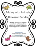 Adding with Animals: Dinosaur BUNDLE
