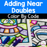 Adding with Near Doubles Color By Number - Doubles Plus On