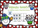 Adding with Tens Frames Math Center--Cupcake Counts