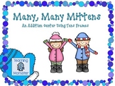 Adding with Tens Frames Math Center--Many, Many Mittens