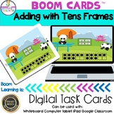 Adding with Tens Frames to 20 Boom Cards