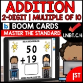 2 Digit Addition with 100 no Regrouping using Boom Cards 1