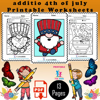 Preview of Additio 4th of july colorin page