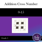 Addition 0-15 Cross Number