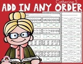 Addition Worksheets - Add in Any Order