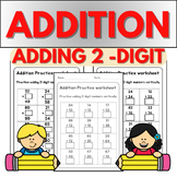 Addition 2 digit Worksheets Math Practice.