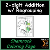 Addition: 2-digit by 2-digit with Regrouping | St. Patrick's Day