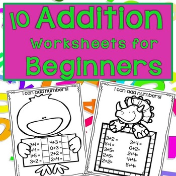 Preview of Simple Addition Worksheets