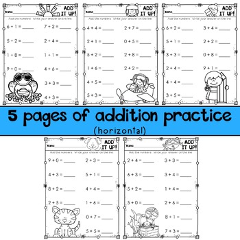 Addition by K is for Kinderrific | TPT