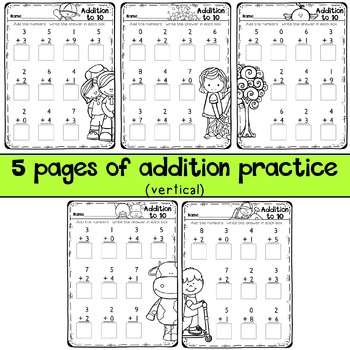 Addition by K is for Kinderrific | TPT