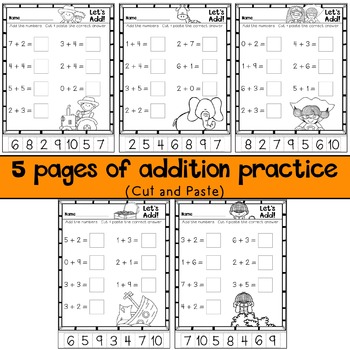 Addition by K is for Kinderrific | TPT