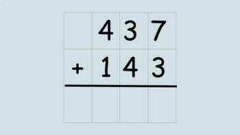 Preview of Addition- 3 digit with regrouping