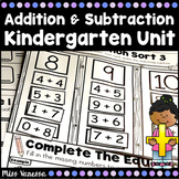 Kindergarten Addition And Subtraction Unit for Numbers 0-10