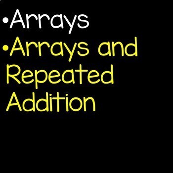 Addition Arrays Math Unit 2nd Grade Distance Learning | TpT