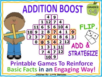 Preview of Addition Boost ~ An Engaging Fun Way To Reinforce Basic Facts