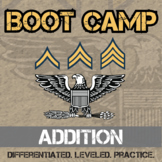 Addition Boot Camp - Printable & Digital Differentiated Pr