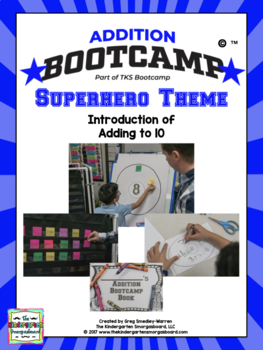 Addition Bootcamp: Addition To 10 Superhero Theme