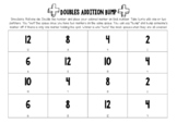 Addition Bump (Doubles) - No Prep Math Game