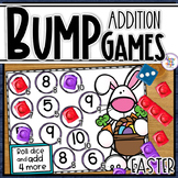 Addition & Number Bump Games using 1 dice - Easter