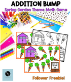 Addition Bump- Spring Garden Theme Math Dice Game