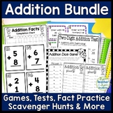 Addition Bundle | Addition Games, Addition Tests, Cards & 