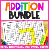 Addition to 20 Fact Fluency Practice - Addition Games, Wor