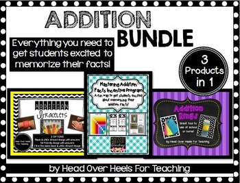 Preview of Addition Bundle {Everything to memorize those addition facts!}
