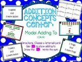 Addition Center: Model Adding to - GO MATH! 1st Grade