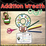 Addition Craft Christmas Wreath Craft  Holiday Bulletin Bo