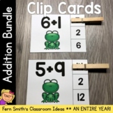 Addition Clip Cards For An Entire Year Bundle