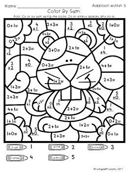 Seasons Color by Number for kids: Extra Coloring Pages Included