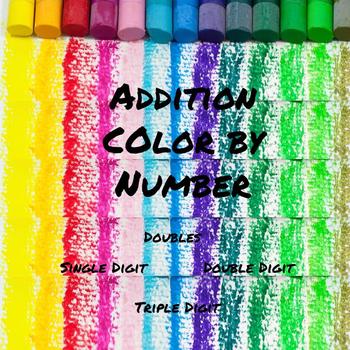Preview of Addition Color by Numbers