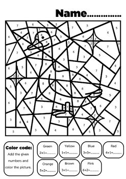 Addition Coloring Pages Math Activities by Kulisara8540 | TPT