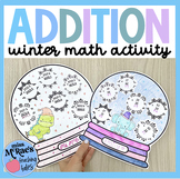 Addition Craft Activity | Winter Addition Craft | Math Bul