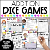 Addition Dice Games - Addition Games - Math Games