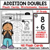 Addition Doubles +1, +2 | Flash Cards, Worksheets, Bingo D