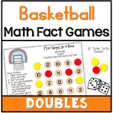 Addition Doubles Strategy Basketball Themed Math Fact Game