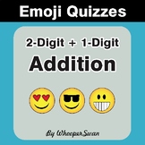 Addition Emoji Quiz (2-Digit + 1-Digit)