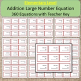 Addition Equations Montessori Math Elementary Homeschool