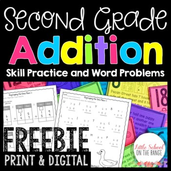 Preview of Addition FREEBIE | Print and Digital