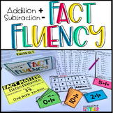 Addition AND Subtraction Fact Fluency-EDITABLE