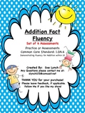 Addition Fact Fluency within 10 (Set of 6) Assessments CCS